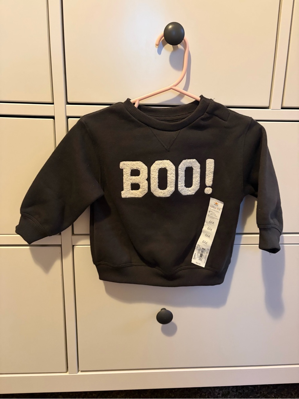 Little co Lauren Conrad BOO crewneck Halloween 6 mo